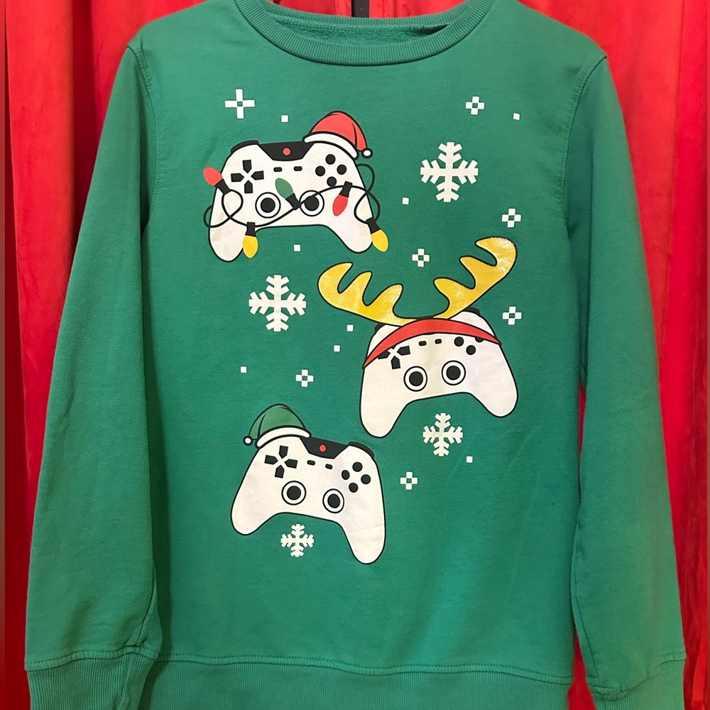 Boys Holiday gaming long sleeve